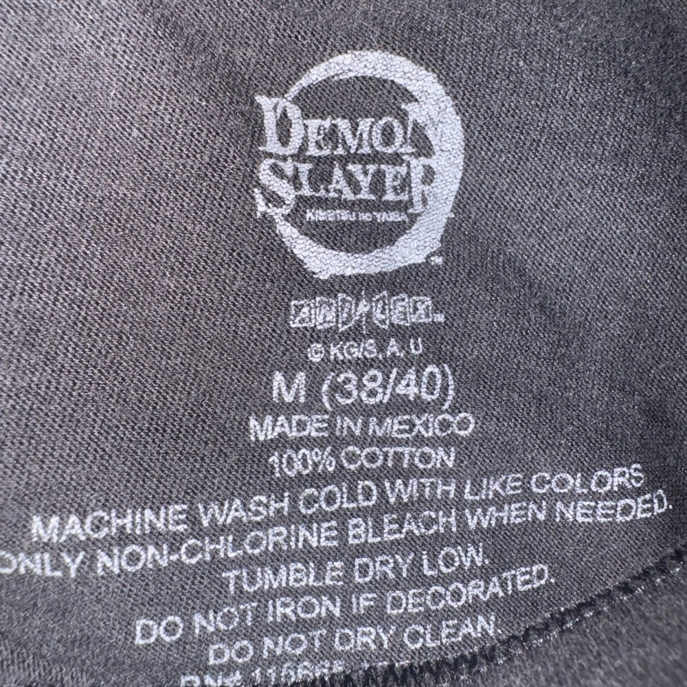 Demon Slayer Black Graphic Tee - Picture 3 of 4
